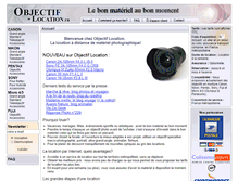 Tablet Screenshot of objectif-location.fr